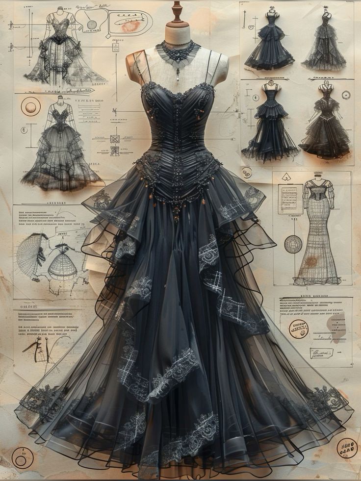 Black Retro Fashion Applique Sweetheart Neckline Exquisite Beaded Lace A-Line Spaghetti Strap Tulle Long Ball Gown Evening Dress nv3764