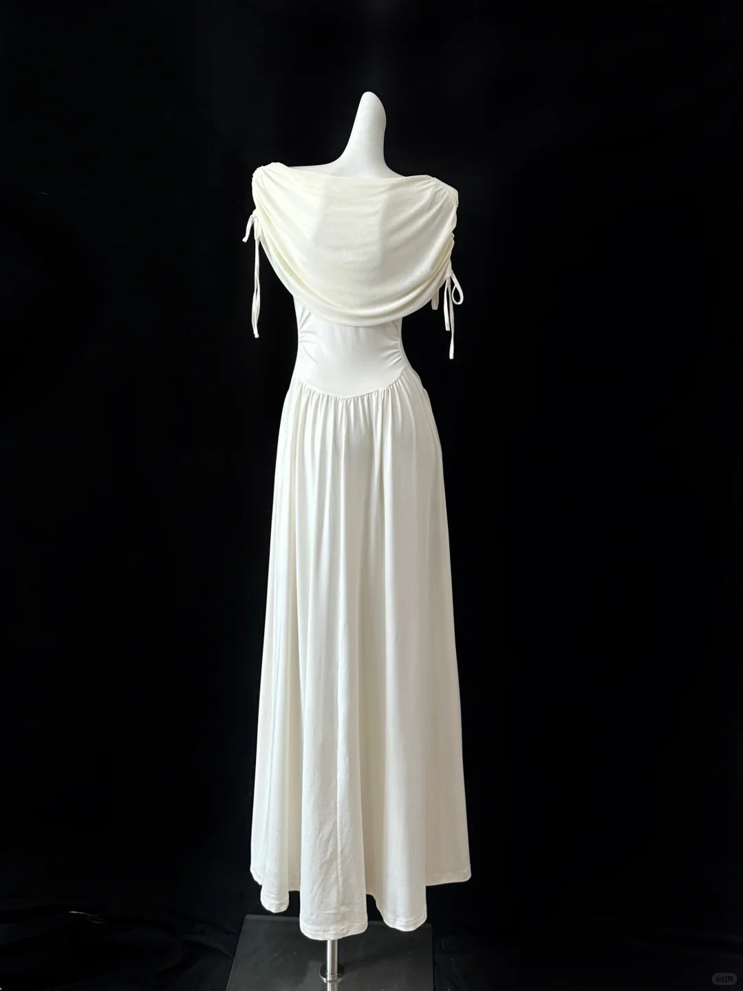 NiceVestidos-White simple fashion long satin prom dress Nv5618