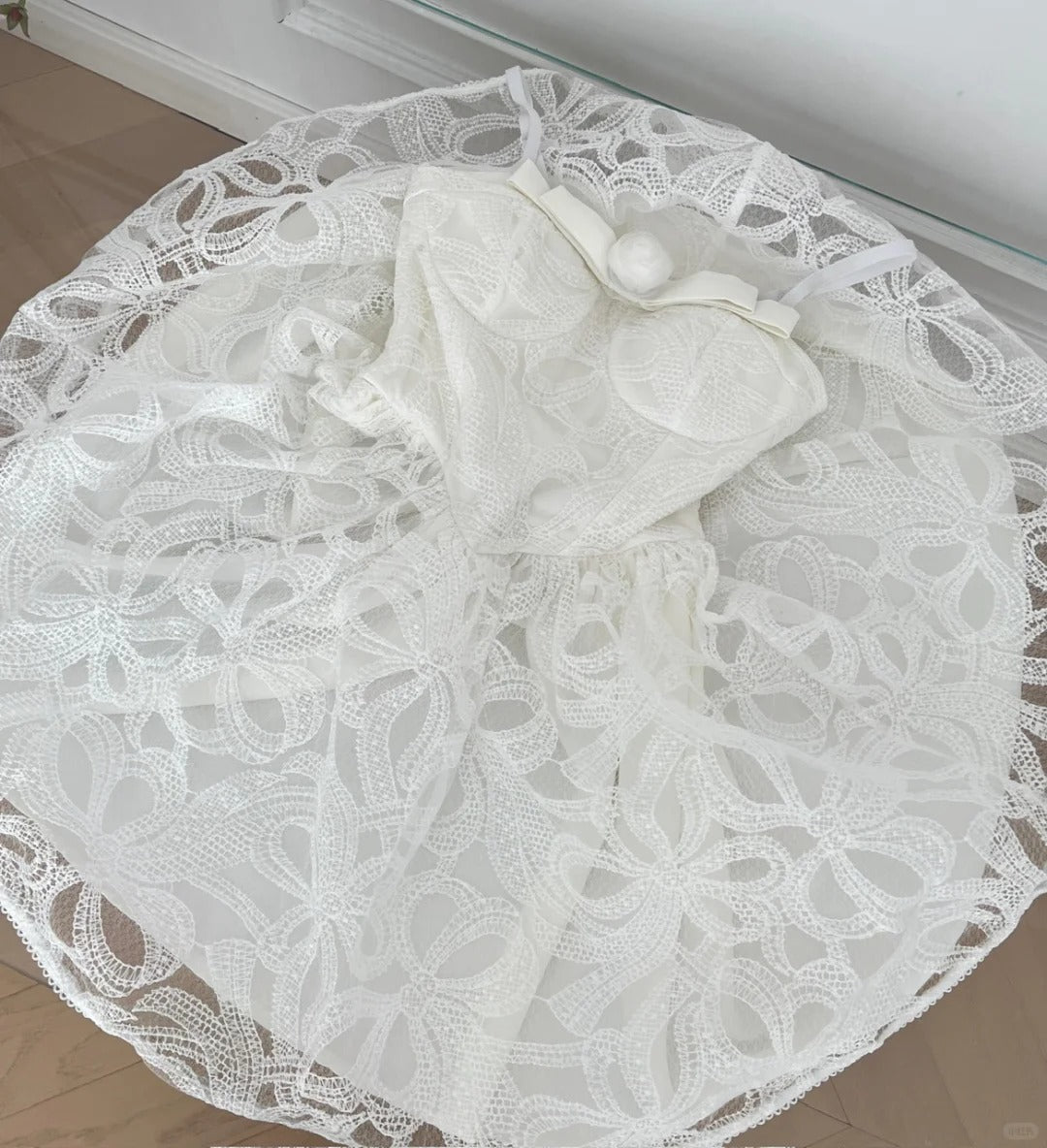 White/Black Homecoming Dress Short Lace Prom Dress Evening Dress nv4383