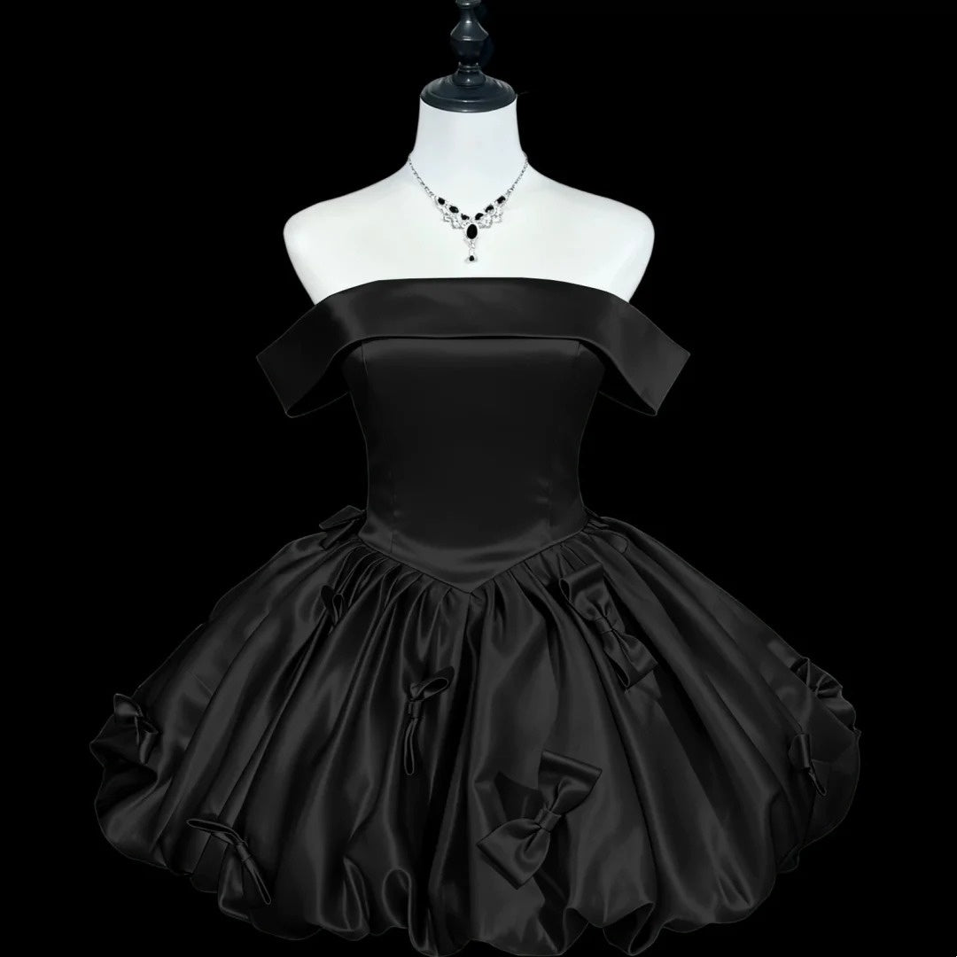 New Fashion Short Satin Birthday Dress and Homecoming Dress NV6599