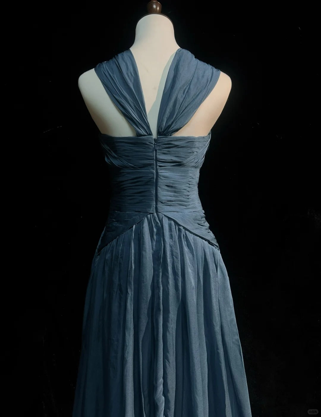 Blue long chiffon Prom Dress evening gown bridesmaid dress nv4395