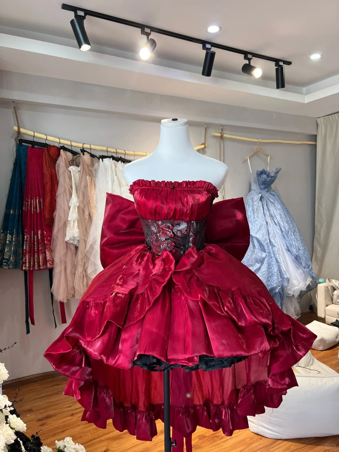 New short tulle princess dress, birthday dress, back-to-school dress NV6648