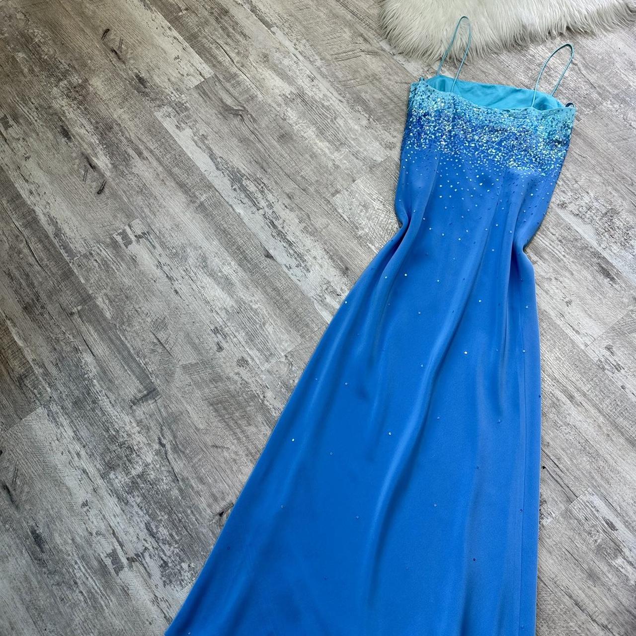 Light blue y2k sequins flowing mini short/long chiffon homecoming dress prom dress evening dress birthday party dress banquet dress nv4565