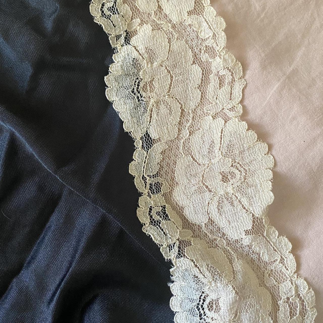 NiceVestidos--Black satin lace vintage dress women's long prom dress NV5651