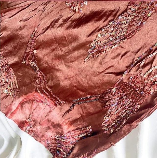 Braunes Perlenkleid, elegantes langes Satin, Geburtstagskleid, Ballkleid, Partykleid, Heimkehrkleid, nv4530