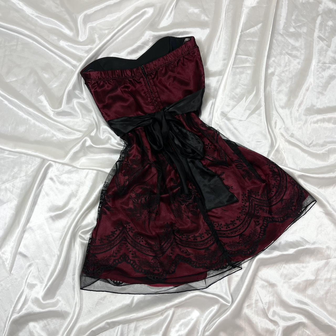 Red Short Satin Formal Prom Gown Fairy Homecoming Puffy Dress nv4464