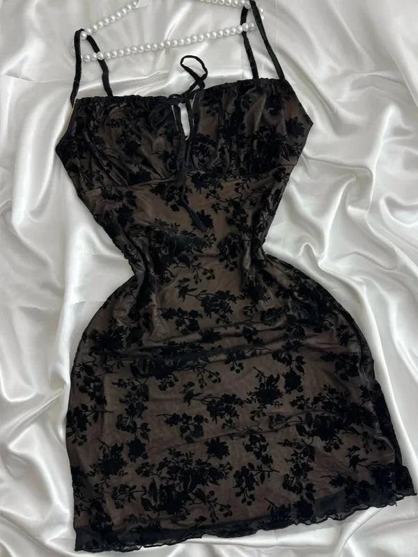 NiceVestidos-Purple/Brown Floral Short Chiffon Homecoming Dress Hoco Dress nv5490