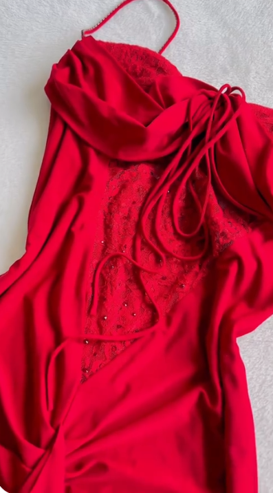 Rot Elegant Schöne Charmante Lange Chiffon Exquisite Perlen Ballkleid Abendkleid Partykleid Ballkleid nv3994