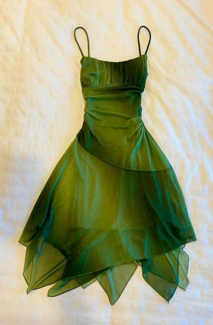 Green Fashion Ombre Short Chiffon Homecoming Dress nv4478