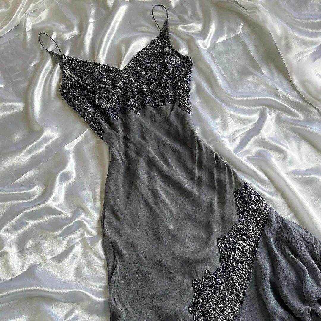 NiceVestidos-Gray fairy short/mid-length unique homecoming dress nv5462