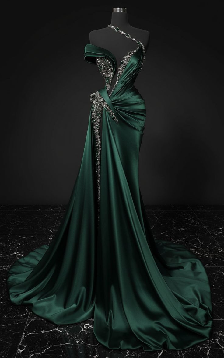 NiceVestidos - Grünes, sexy, zartes, perlenbesetztes Retro-Kleid NV6043