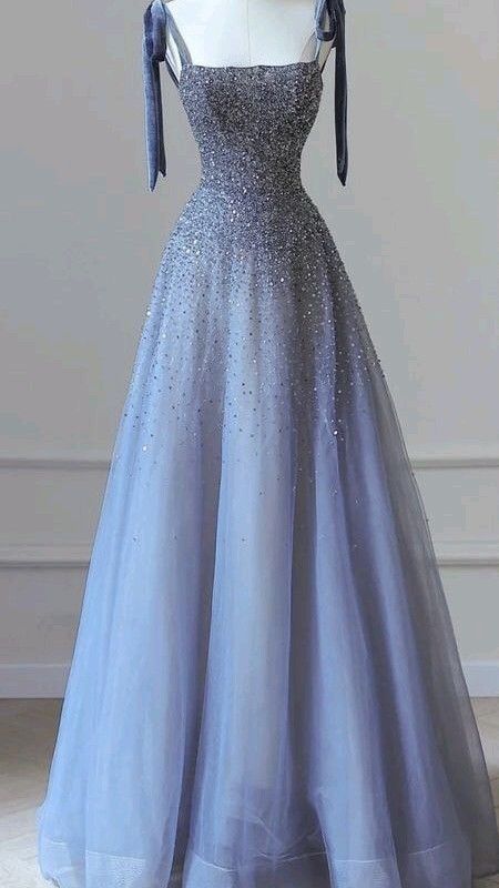 Purple Gorgeous Luxurious Shiny Elegant Fashion Exquisite Rhinestone Floor Length Tulle Graduation Gown Prom Gown Evening Gown nv3940