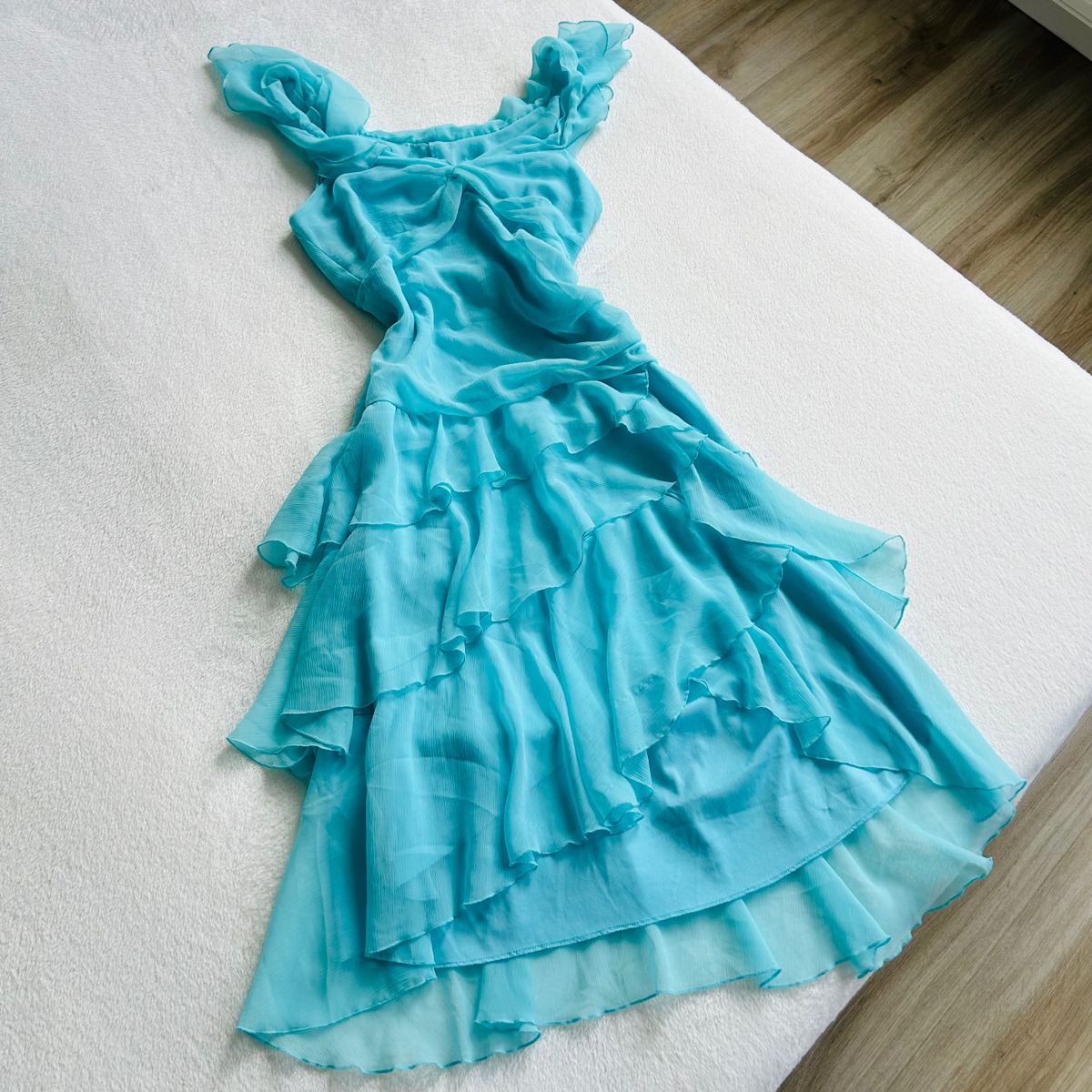 NiceVestidos-Light blue short unique homecoming dress nv5469
