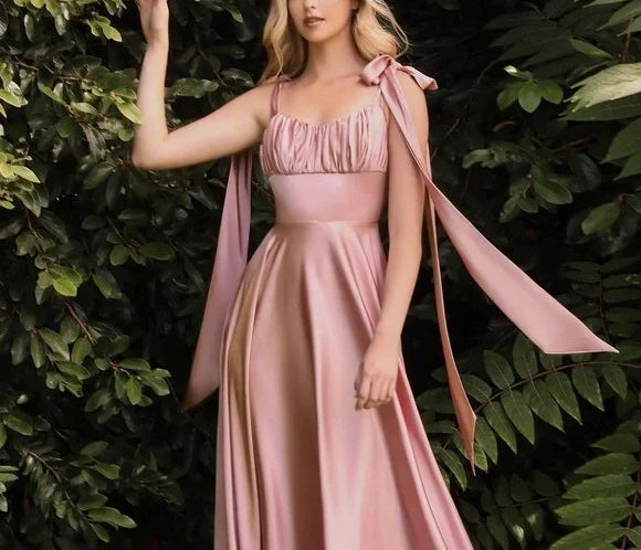 Pink/Yellow Fashion Elegant Off Shoulder Sleeveless A-Line Long Satin Ball Gown Evening Dress Birthday Party Dress Prom Dress Graduation Dress Bridesmaid Dress nv4006