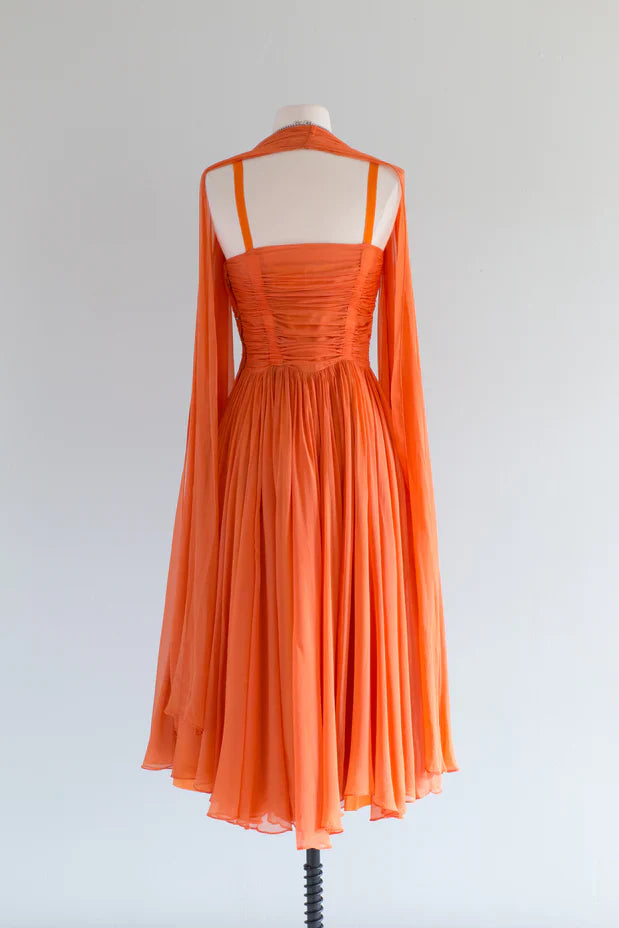 Orange Chic Homecoming Dress Short Prom Dress Party Dress nv2091