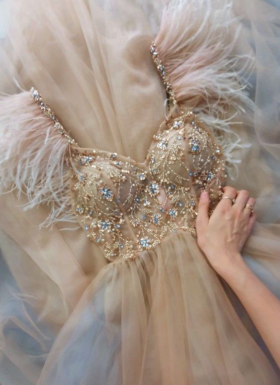 Champagne gold gorgeous elegant sparkling exquisite beaded long elegan NiceVestidos Champagne gold gorgeous elegant sparkling exquisite beaded long elegan NiceVestidos