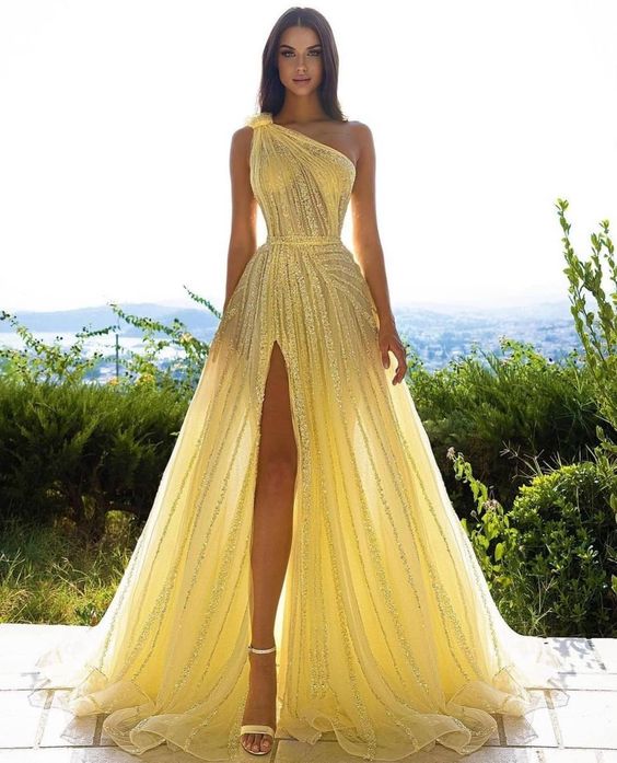 Green/Purple/Yellow Long Prom Dresses Unique Shiny Prom Dresses Sparkl NiceVestidos Green/Purple/Yellow Long Prom Dresses Unique Shiny Prom Dresses Sparkl NiceVestidos