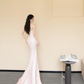 Ombre Pink Strapless Spark Rhinestone Mermaid Prom Gown  NV7436