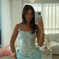 Blue shiny sequins fashion short homecoming dress birthday party dress nv5242