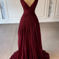 NiceVestidos-_ Evening Gown Blue Satin Floor-Length Evening Gown NV5951