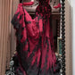 NiceVestidos-Red-Black Lace 3D Floral Sleeveless Floor-Length Gothic Gown NV6189