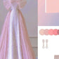 Light Pink Shiny Elegant Delicate Beaded Sweetheart Neck Long Tulle Sequin Ball Gown Evening Dress Party Dress nv3783