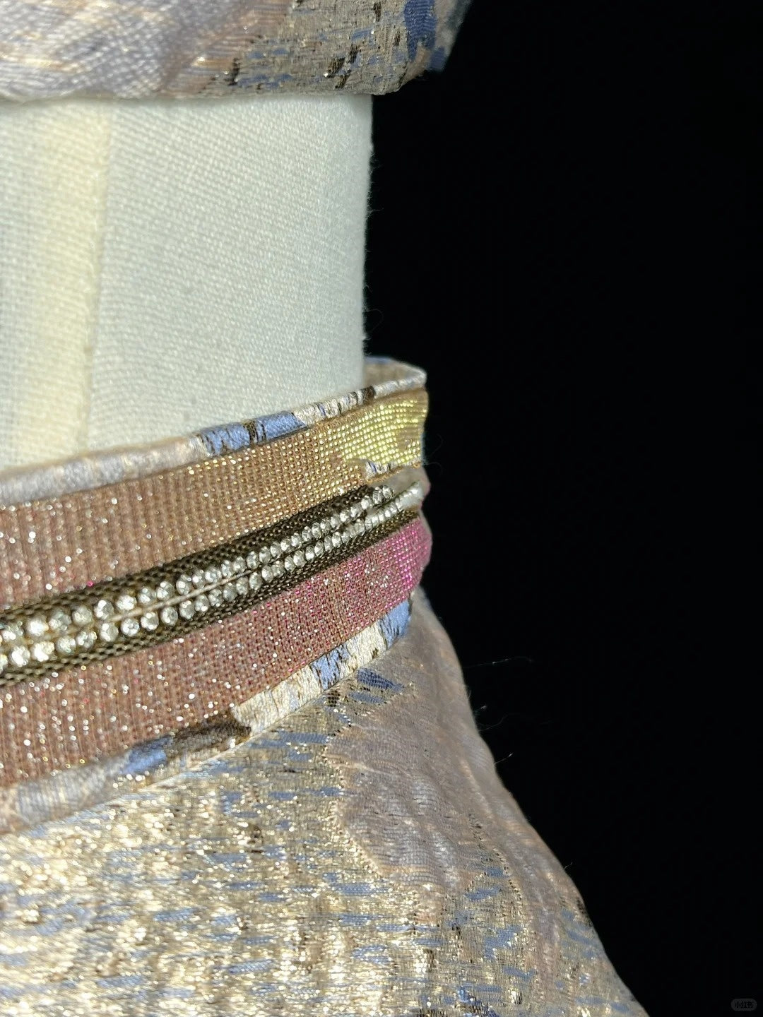 Champagne blue and gold embossed jacquard short homecoming dress birthday dress nv4487