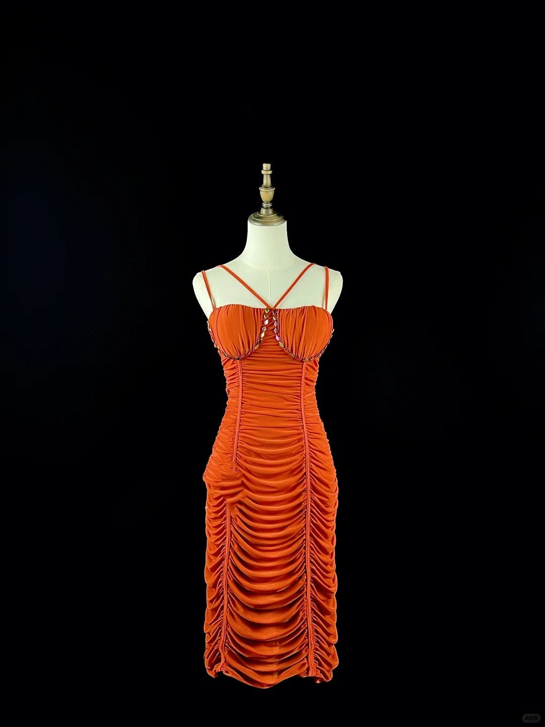 Orange Fashion Kurzes Chiffon Homecoming Kleid Geburtstagskleid nv4488