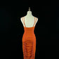 Orange Fashion Kurzes Chiffon Homecoming Kleid Geburtstagskleid nv4488