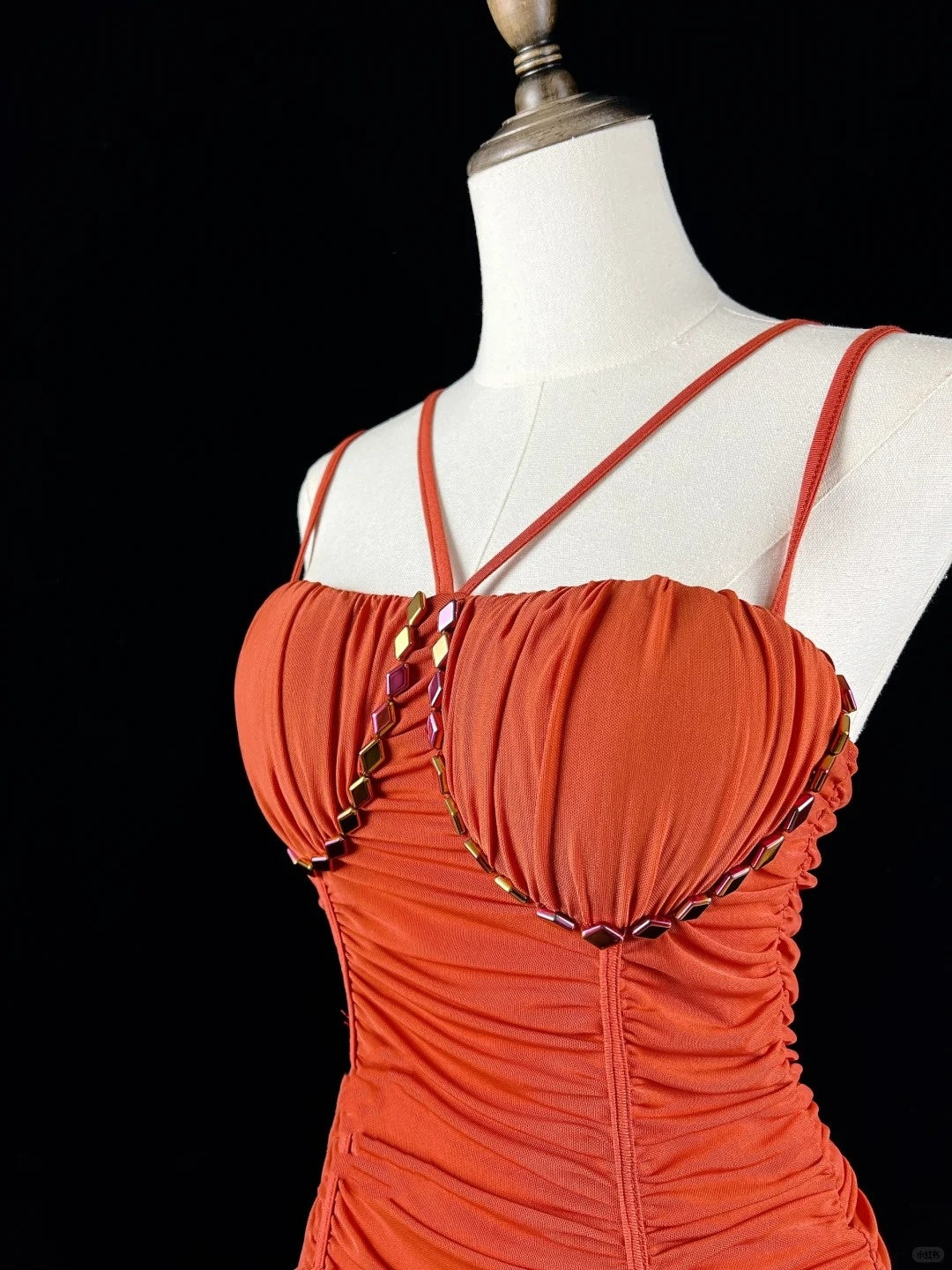 Orange Fashion Kurzes Chiffon Homecoming Kleid Geburtstagskleid nv4488