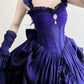 Purple Vintage Fashion Elegant Long Satin Floor Length Ball Gown Evening Dress Party Dress nv4193