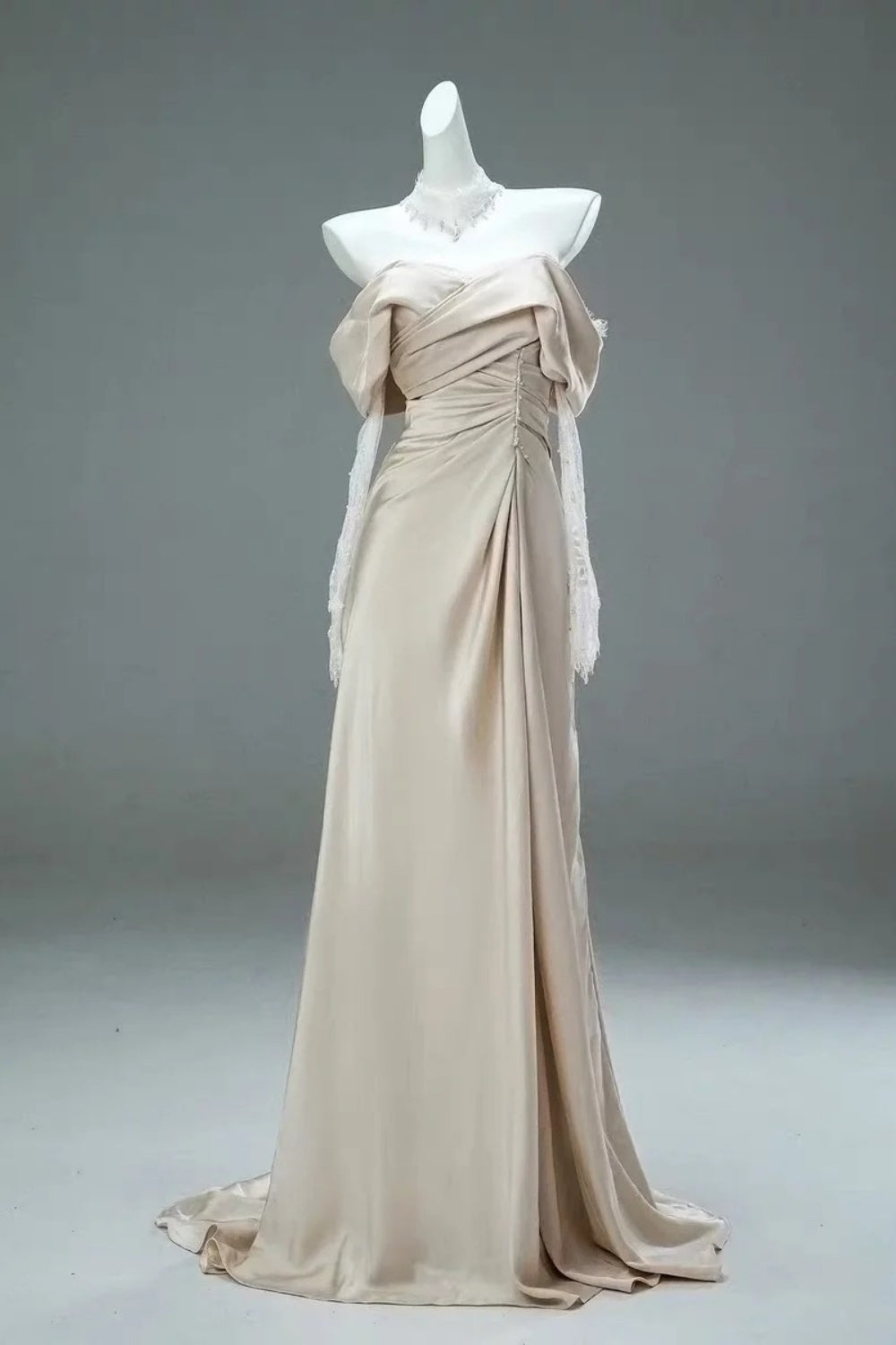 Satin Elegant Long Formal Dress Evening Gown NV6621
