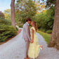 Yellow Fashion Elegant Strapless Long tulle Ball Gown Evening Dress Party Dress nv3412