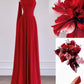 Rotes, modisches Meerjungfrau-Kleid, lang, Chiffon, Ballkleid, Abendkleid, Partykleid, nv4729