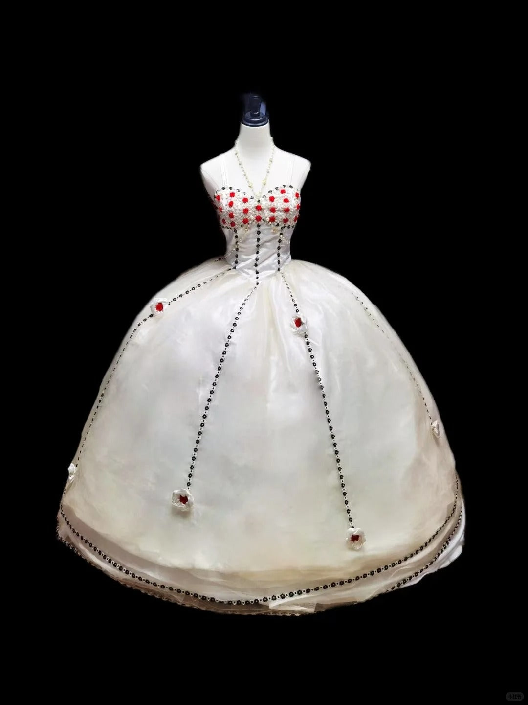 White cute floral long tulle floor-length ball gown evening dress adult dress nv4421