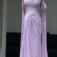 Purple Evening Dress Elegant Dress NV6721