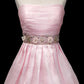 Rosa Mode Elegant Exquisite Perlen Kurzes Tüll Chiffon Homecoming Kleid Ballkleid Abendkleid Geburtstag Party Kleid Ballkleid nv3967