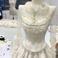 White Sweet Pearl Beading Short Satin Lace See-through Homecoming Dress Prom Dress Birthday Dress nv4522