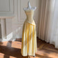 yellow fashion elegant satin homecoming dress prom dress birthday party dress evening dress graduation dress nv4674