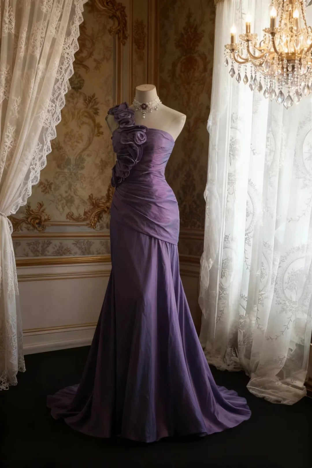 Purple Ball Princess Long Dress NV6584