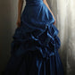Blue Princess Dress Retro Long Dress NV6589