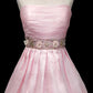 Pink Beaded Fashion Chiffon Short Homecoming Dress Birthday Dress nv5240