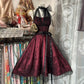 Burgundy Vintage Short tulle Homecoming Dress Prom Dress Party Dress nv4306