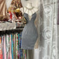 Grey Charming Homecoming Dress Beautiful Short Sexy Cutout Party Dress nv4303