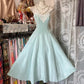 Mint Green Fashion Homecoming Dress Short Lace Birthday Dress Party Dress nv4370