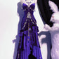 New Retro purple long goddess dress Prom dress NV6472