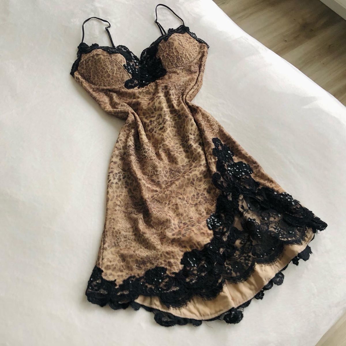 Light brown lace short chiffon homecoming dress birthday party dress prom dress nv5367