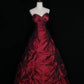 Burgundy vintage elegant ball gown/evening dress NV6862