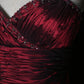Burgundy vintage elegant ball gown/evening dress NV6862