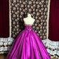 Purple Sequin Beading Elegant Exquisite Long Floor Length Ball Gown Evening Dress nv4177
